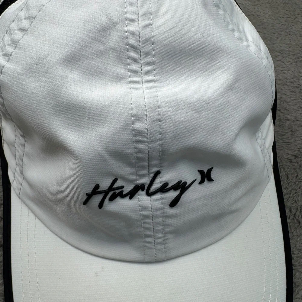 Hurley Performance Baseball Cap Womens OS White Black Good Mesh Surf Hat